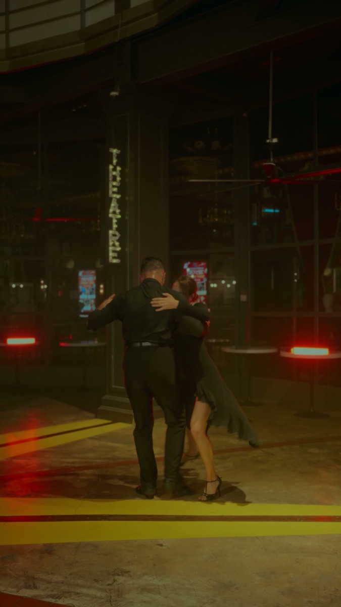A still from the fourth Tango laboratory clip.